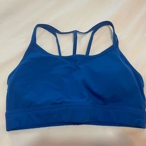 Alphalete alphalux trident bra - palace blue